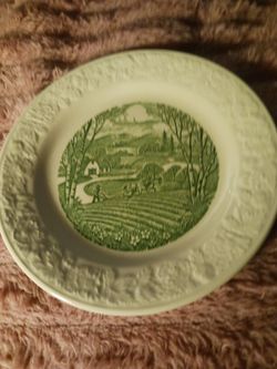 Antique bread and butter plates