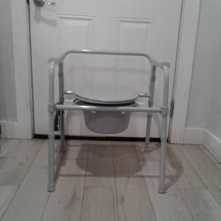Gray Commode Chair