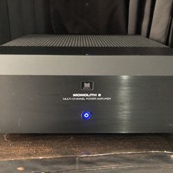 Monolith 5X 5 Channel Home Theater Amplifier (non XLR)