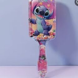 Stitch Square Hair Brush, Perfect for All Hair Types, Ideal for Daily Use or Holiday Gifts