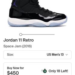 JORDAN 11 RETRO BLACK/ROYAL