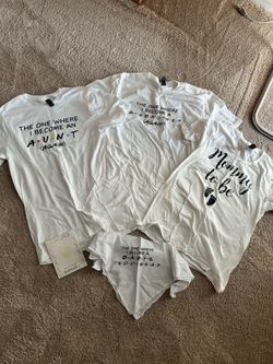 Pregnancy announcement shirt +set