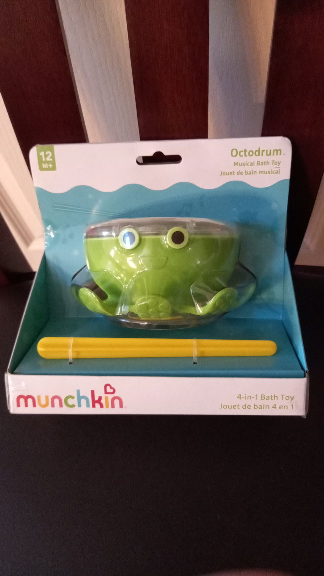 Munchkin Octodrum musical bath toy for ages 12 month+