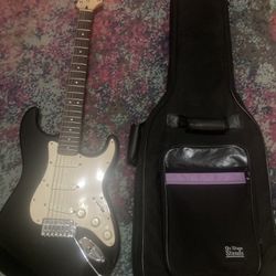 Squier Stratocaster Electric Guitar W/ Carry Case