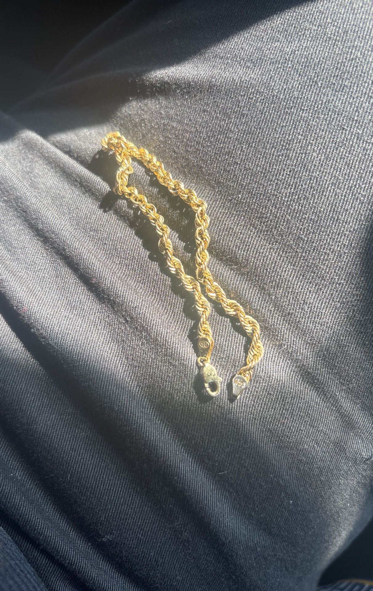 14k Rope Bracelet
