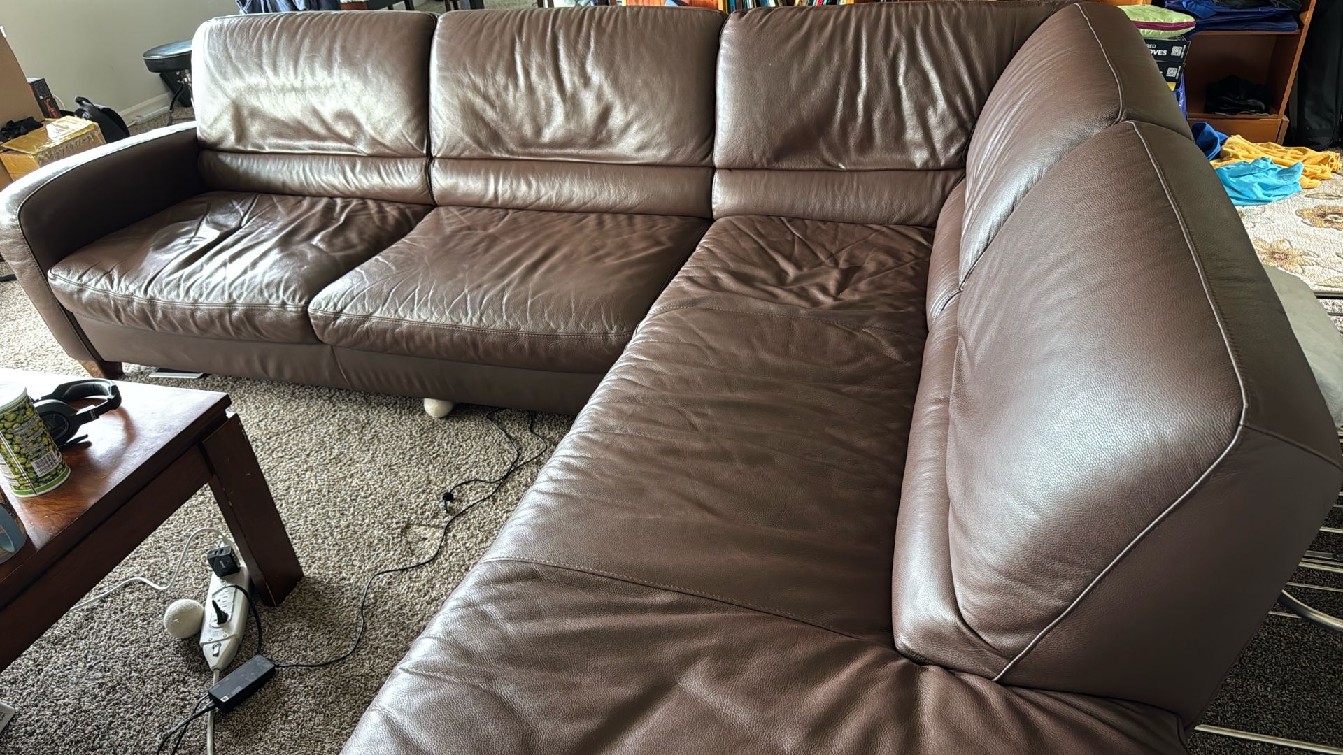 Used: Sectional Leather Couch