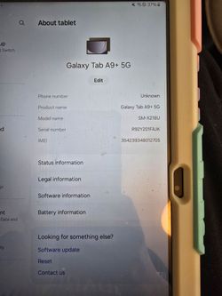 Samsung tab a9 +5g