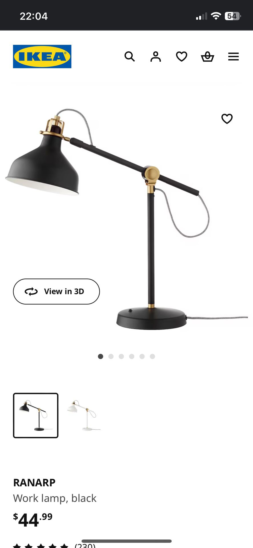 IKEA, Table Lamp