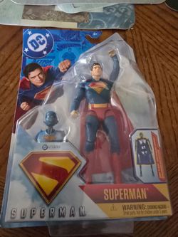 DC Studios SUPERMAN 6" Action Figure 2025 Movie Spin Master BAF Robot.