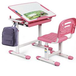 Kids Desk And Chair Set 
