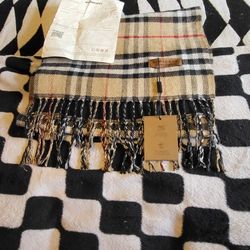 Burberry Reversible Cashmere Scarf