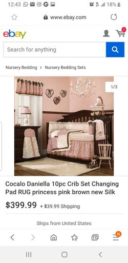 Crib bedding set