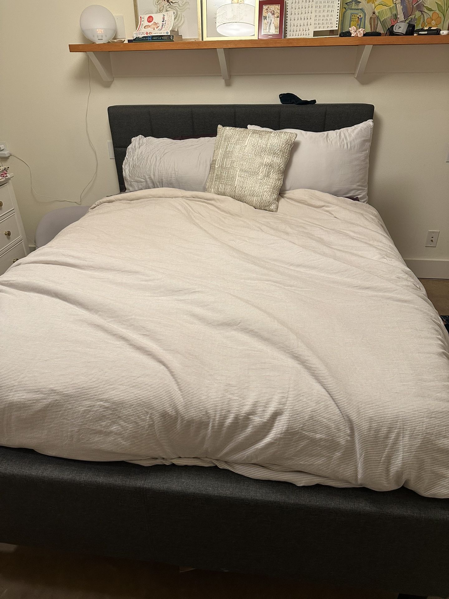 FREE Queen Bed Frame And Mattress