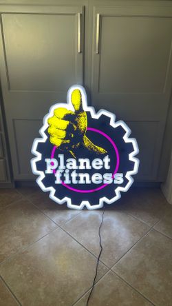 Planet Fitness Lighted Sign
