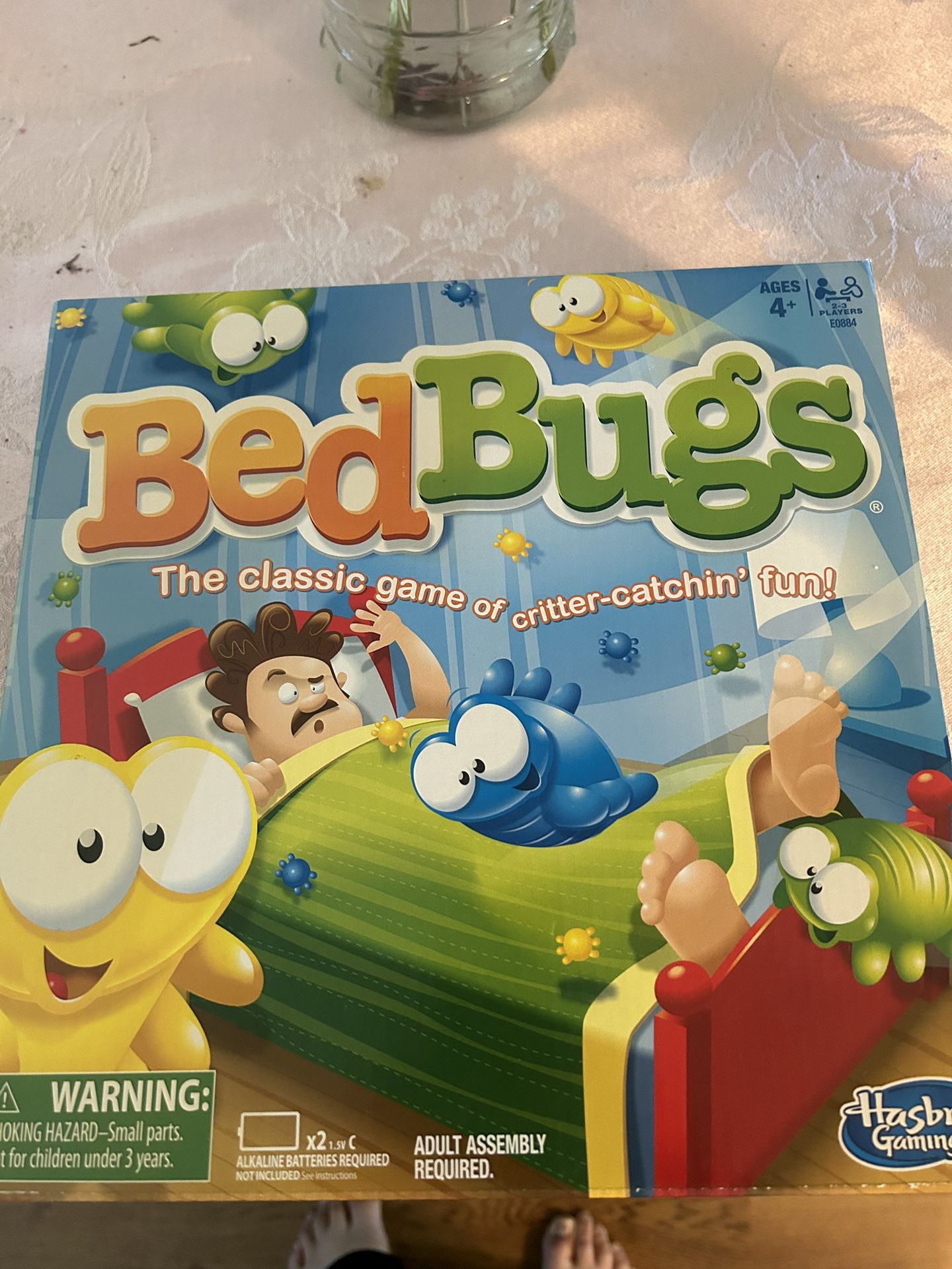Hasbro’s  Fun-filled family game night board game “Bed Bugs”