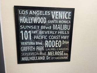 Typography Los Angeles streets