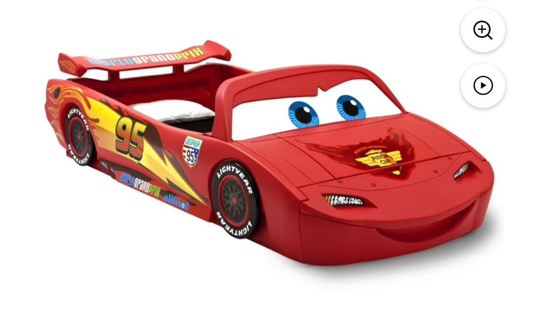 Lighting McQueen Race Car Bed Twin Size