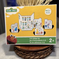 Sesame Street 3-D Sticker Kit by Sandy Lion 2012 - SEALED