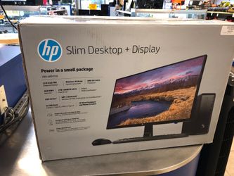 Hp slim desktop w display