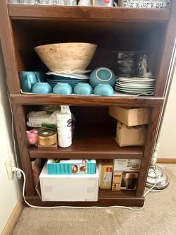 Wooden shelf for multipurpose use