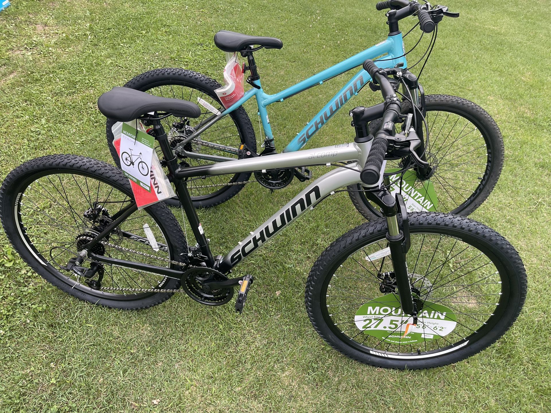 Brand new- 2 original Schwinn 27,5” /21 speed mountain, $275 each