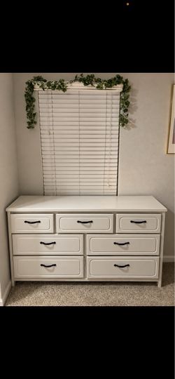 White dresser