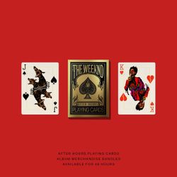 The Weeknd After Hours Playing Cards 