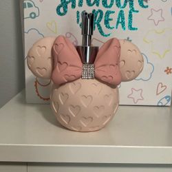 Disney Minnie Mouse Pink Bow Soap Lotion Dispenser with Pump