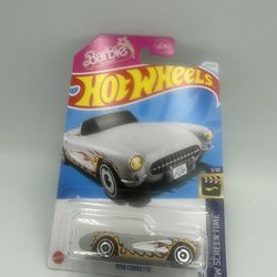 Hot Wheels Barbie The Movie 1956 Corvette HW ScreenTime 3/10 Super Treasure Hunt