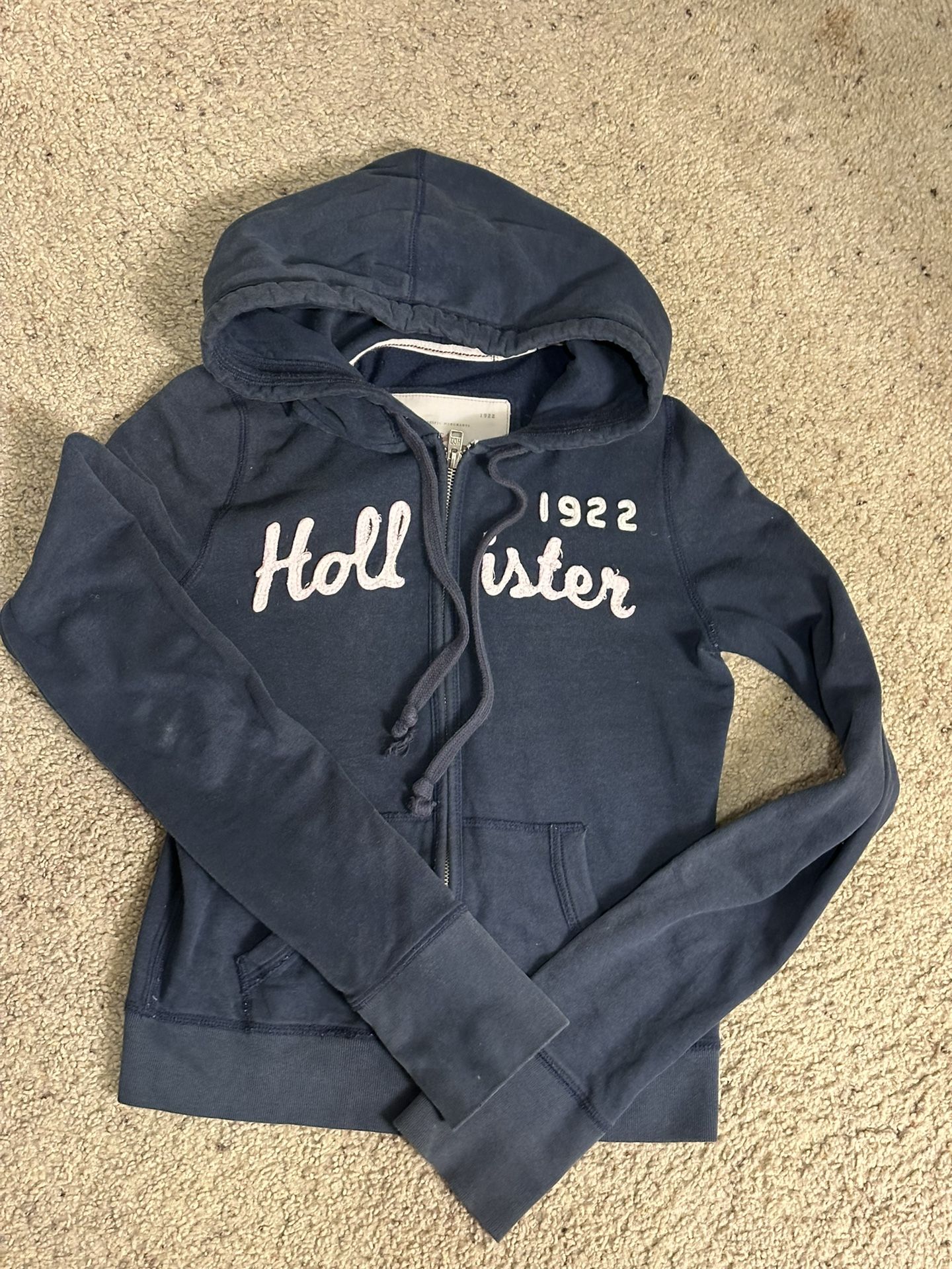 Navy Medium Hollister Hoodie 