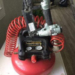 Travel Air Compressor With Finished Gun