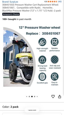 Pressure washer wheels