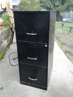 3 drawer file cabinet