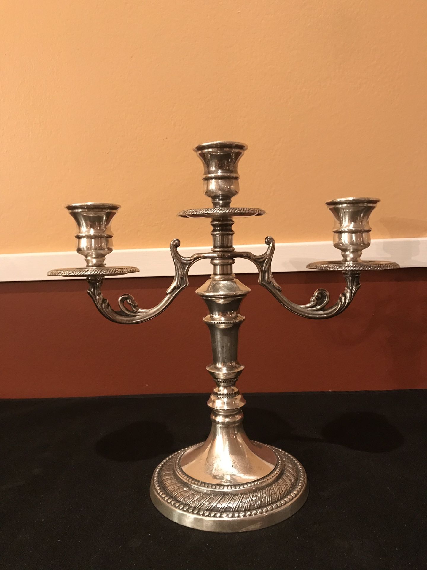 Vintage Classic Candelabra Candle Holder 3 Arms