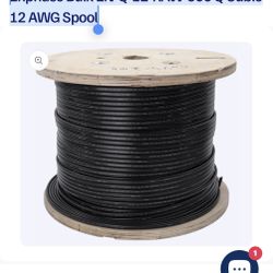 New Enphase Bulk EN-Q-12-RAW-300 Q Cable 12 AWG Spool
