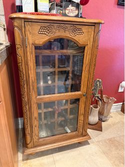Vintage wine cabinet
