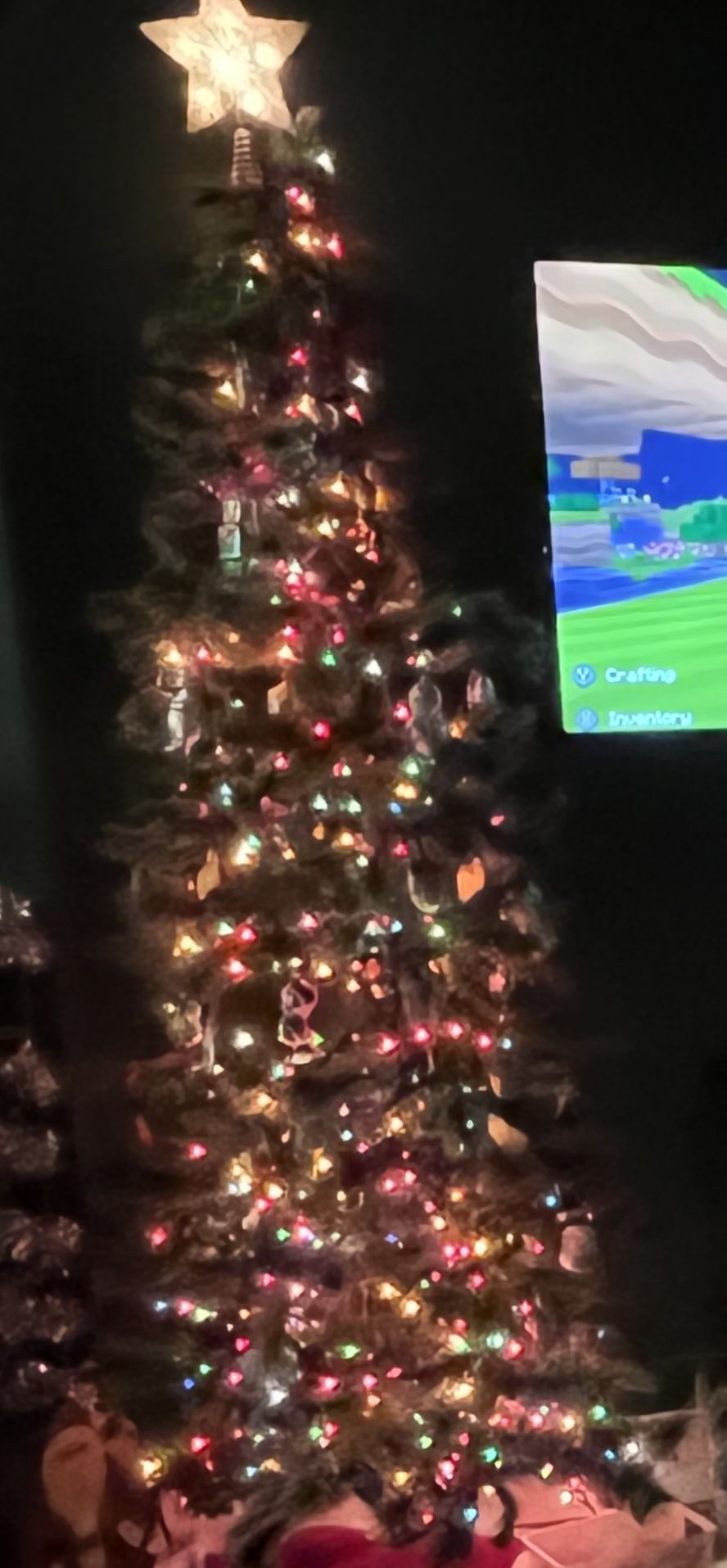 7-1/2’ Slim Virginia Pine Christmas Tree 