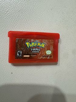 Pokémon FireRed Version GBA Cartridge