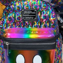 Loungefly Disney Mickey Mouse Confetti/Cupcake Backpack NEW W TAGS