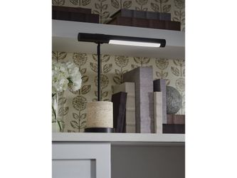 Vinmour Brown/Beige Desk Lamp