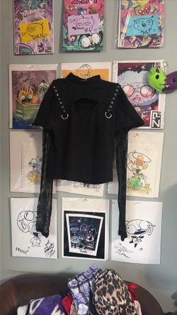 hot topic mesh longsleeve