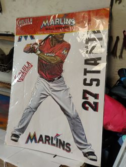 Marlins Wall Sticker Baseball