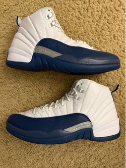 Size 10.5 (Pre owned, no box) - 2025 Air Jordan 12 retro French blue