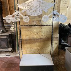 Custom Motorcycle Gear Rack/Bench