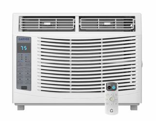 Garvee 6000 BTU Window AC with Remote Control, Cools Rooms up to 250 Sq Ft 3 Cooling & Fan Speeds Quiet Operation, Digital Display, Easy Install Kit,