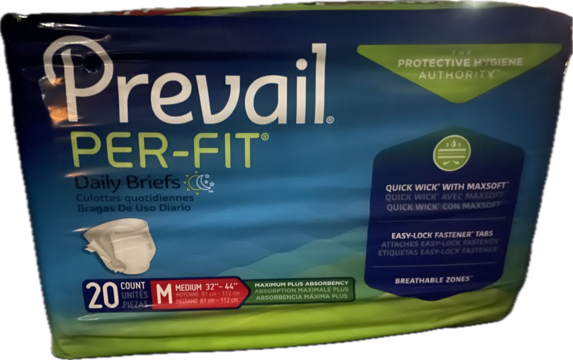 Prevail Briefs Size Medium (10 Packs)