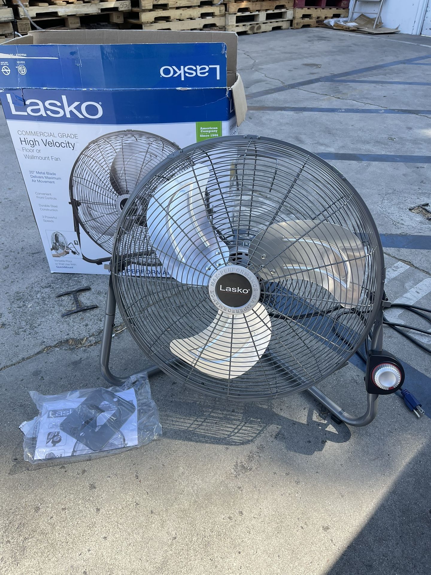 Lasko High Velocity Floor Fan for Sale in South Gate, CA - OfferUp