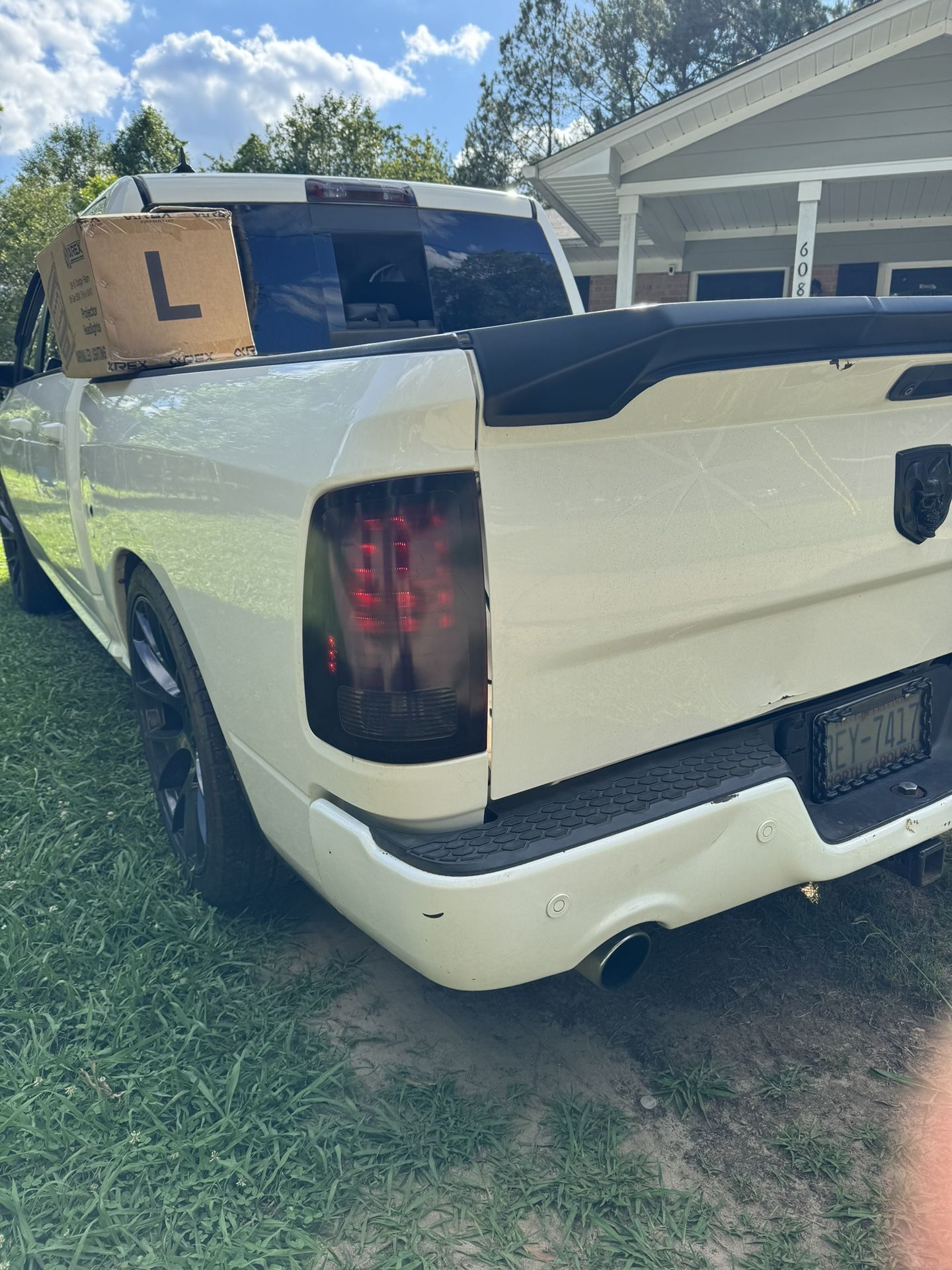 Ram 1500 Sport Taillights Tinted Oem  