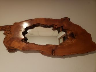 Mirror and clock