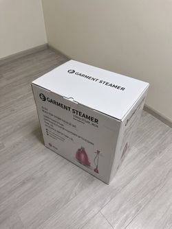 BRAND NEW (Open Box) - Pink Stand Garment Steamer